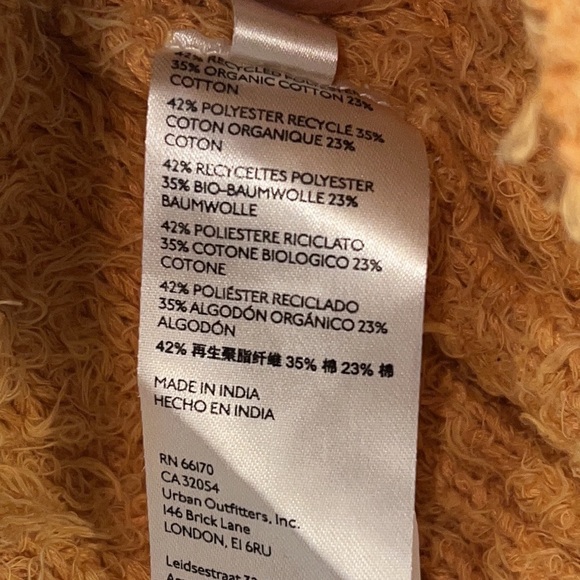 Free People Goldy Theo V Neck Slouchy Dropped Shoulder Fuzzy sweater size Small - Picture 17 of 17